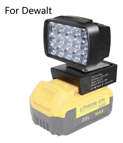 Linterna De Trabajo, Luz Led De 18 V/20 V Para Makita/dewalt