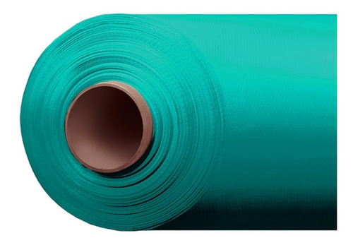 Rollo De Pvc Polimeros 18 Onzas Pool Blue Liso - 48.5m X 1.52m