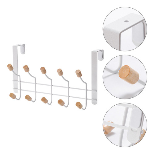 Colgador De Pared De Hierro Forjado, 2 Unidades