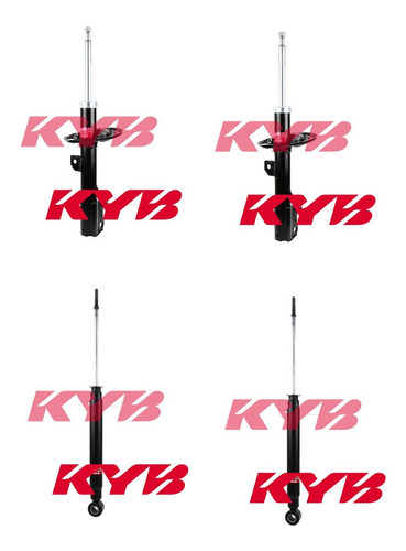 Kit 4 Amortiguadores Toyota Sienna 2007-2010 8pas Kyb