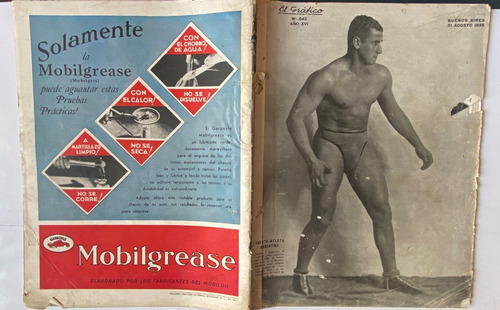 El Gráfico Nº 842 Antigua Revista Fútbol Sin Tapa Ago 1935