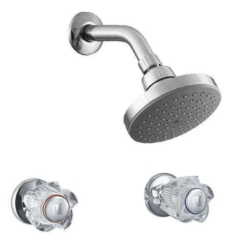Mezcladora Para Ducha Cristal