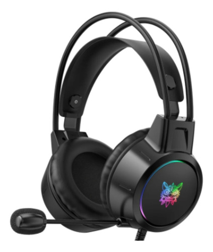 Headset Fone Gamer Profissional Onikuma X15 Pro Rgb Preto Preto