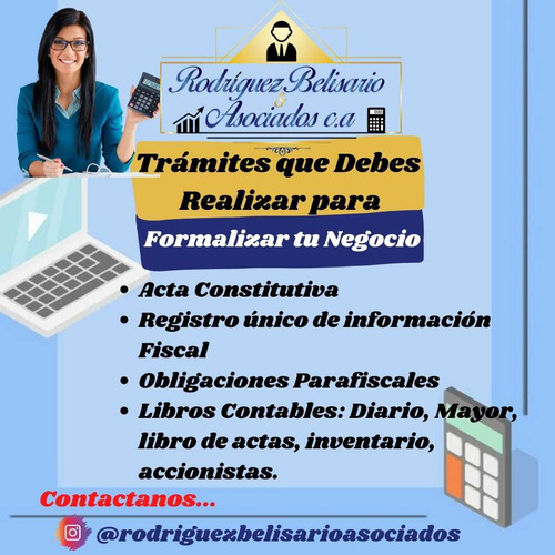Imagen 4 de 5 de Contador Publico, Constitución, Rnc, Contabilidad