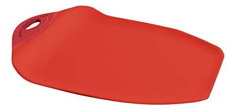 Tabla De Cortar Dexas Chop & Scoop, 9.5x13 Pulgadas, Rojo Sl