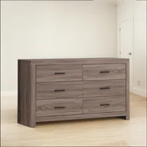 Comprar Cómoda Brant 6 Cajones Roble Nórdico 148x83cm Alimueblesjyl