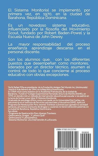 Sistema Monitorial: Una Intervencion A La Escuela (terapia P