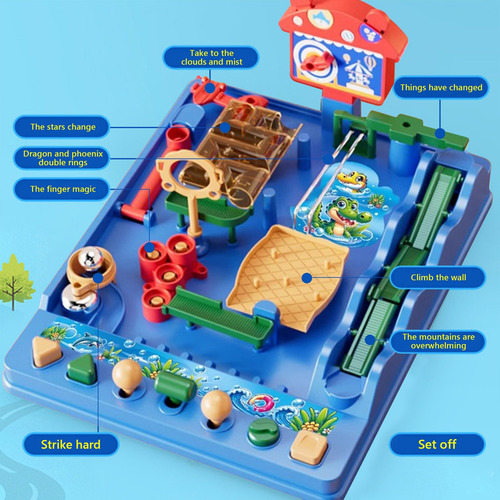 Juego De Mesa Adventure Puzzle, Juguete Para Ejercitar Manos