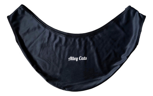 Alley Cats Juego De 2 Balancines De Bolos, Microfibra Negra