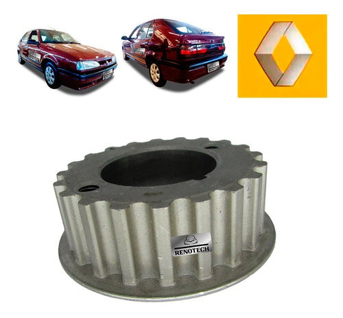 Polia Dentada Do Virabrequim Renault 19 1.8 8v 7700718503 