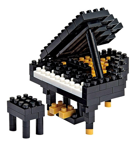 Nanoblock Piano Negro Rompecabezas 3d Tienda Oficial