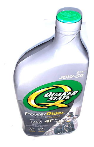 2 Aceite Quaker Power Rider 20w50 4 Tiempos