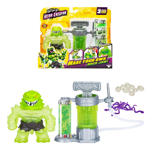 Criador De Heróis Com Boneco Elástico Rock Jaw 4405 Sunny