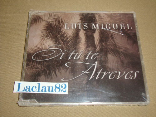 Luis Miguel Si Tu Te Atreves 2008 Warner Cd Promo Single New