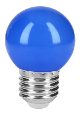 Foco Led Color Azul G45 Volteck 46026