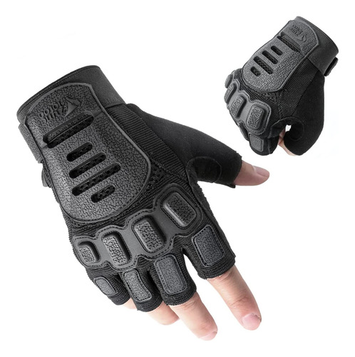 Zune Lotoo Guantes Tacticos Sin Dedos Para Hombres, Guantes