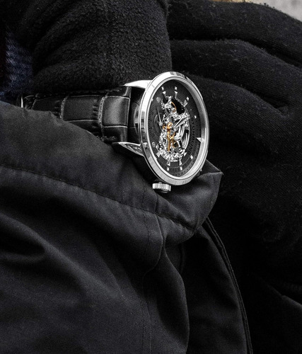 Stuhrling Original Reloj Automático Esqueleto - Negro ...
