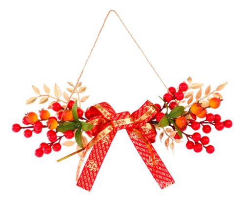 Colgante De Bayas Rojas Chinas, Decoración Para El Estilo D