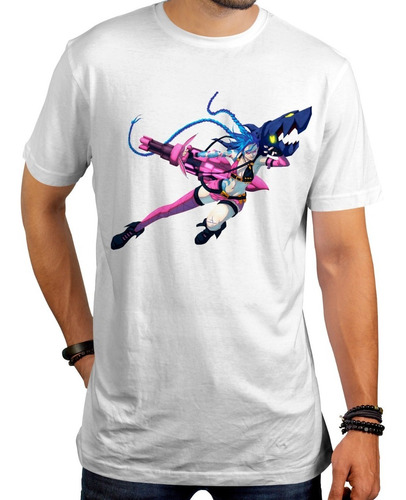 Remera Jinx Arma Rayo League Of Legends Hombre Mujer Unisex