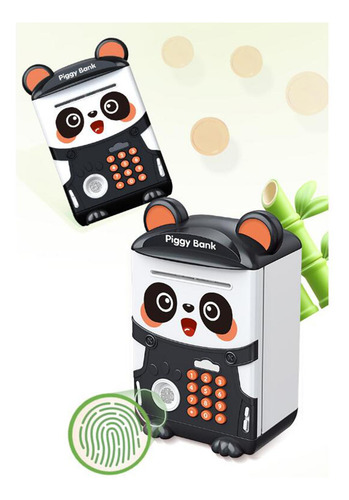 Panda Piggy Bank Senha Simulada Educacional Desenvolvimento