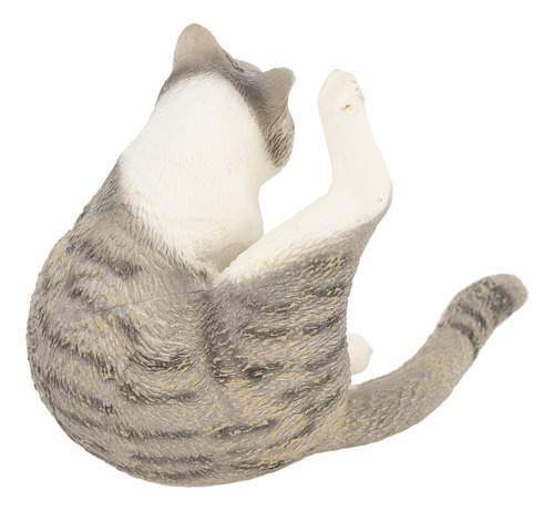 Figura De Gato Educativa, Realista, Linda Maqueta De Juguete