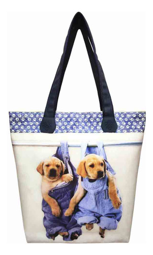 Bolsa Feminina Cachorro Jeans Magicc Bolsas 088