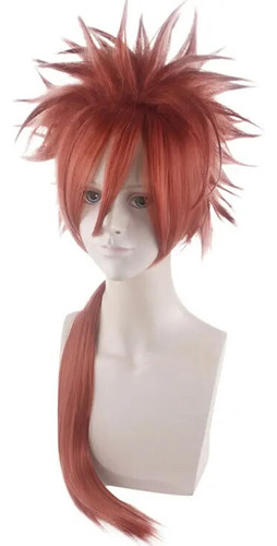 Peluca Anime Ff7 Final Vii Ffvii Reno 75 Cm Temperatura