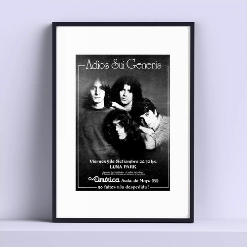 5 Láminas Músicadel Alma Pastoral Adios Sui Generis Spinetta