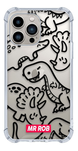 Funda Mr Rob! Dinos Paint - Carcasa Absorción De Impacto