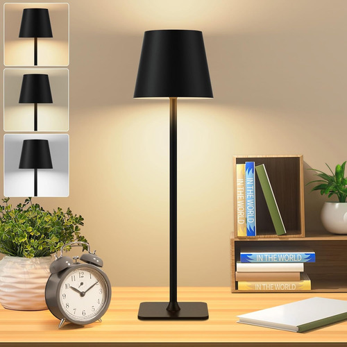 2x Lámpara De Mesa Led Escritorio Recargable Ajustable