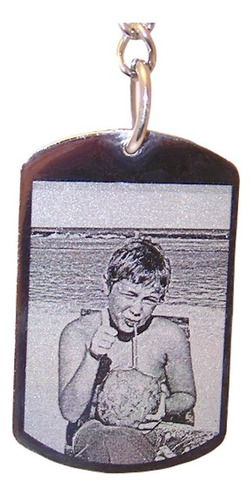 Imagen 8 de 10 de Foto Llavero Acero Personalizado 25x40mm Grabado Garantía