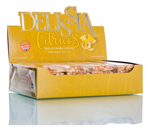 Imagen 3 de 3 de Barras De Cereales Delissia X 20 - Cítricos - Sin Tacc
