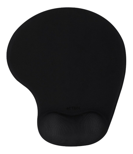 Mouse Pad Plane Mg210 Con Reposamuñecas De Gel Antideslizant Color Negro