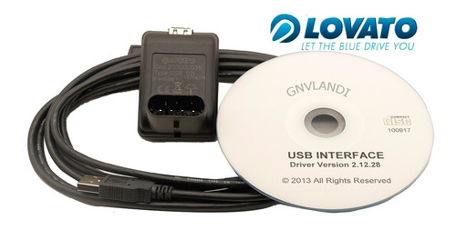 Cabo Interface Lovato 5ª G + Landirenzo Pró + Softwares Li