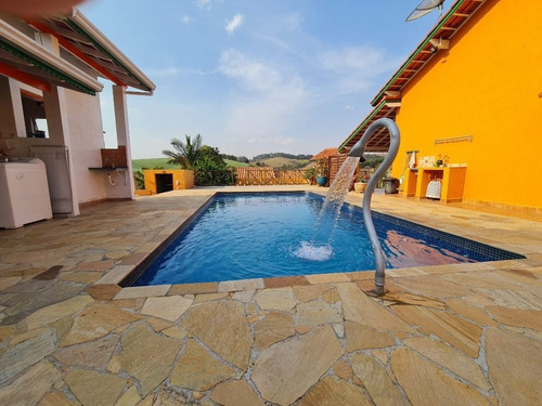 Imagem 19 de 26 de Linda Chácara Com 2 Dormitórios, Piscina, Jardim, Horta, Bem Localizada, À Venda, 500 M² Por R$ 460.000 - Zona Rural - Pinhalzinho/sp - Ch1038