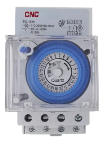 Timer Interruptor Analogico 16a 220v Con Reserva 150 Hrs-cnc