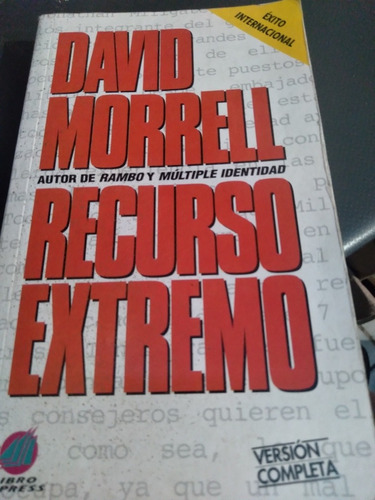 Recurso Extremo David Morrell