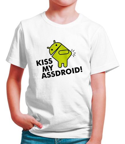 Polo Niño Kiss My Assdroid (d1223 Boleto.store)