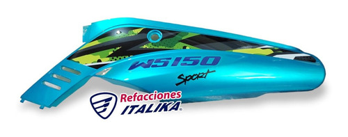 Cubierta Trasera Izquierda Azul Italika Ws150 Sport Original