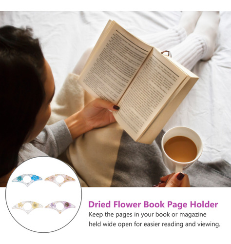 Anillo De Lectura Con Forma De Flor Seca Para Prensar Libros