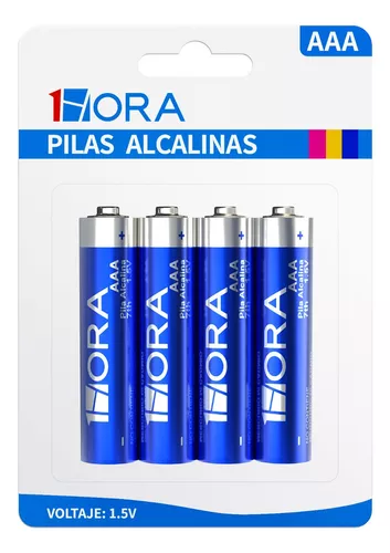 1hora Pilas Alcalinas Aaa Baterias Paquete De 4 Pilas 1.5v