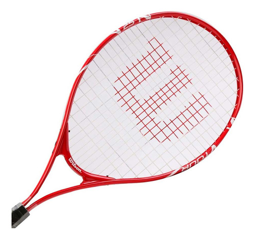 Raqueta De Tenis Wilson Tour 9-10años Encordado 16x19 Color Rojo