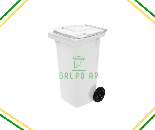 Contenedor De 120 Litros-tacho -blanco -con Certificaciones 