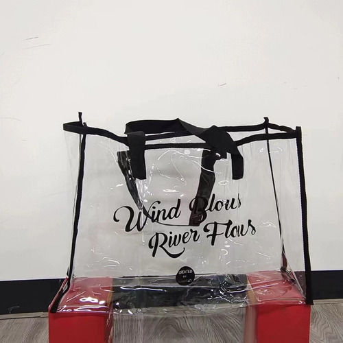 Bolso De Mano Transparente, Bolso De Compras Con Asas, Bolso