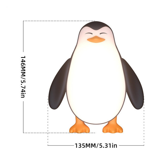 Linda Luz Nocturna Luz Nocturna De Pingüino Luz Nocturna Led