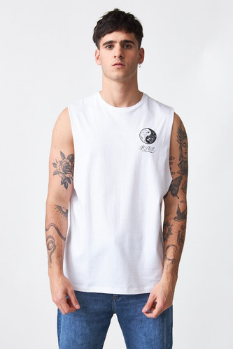 Imagen 1 de 6 de Musculosa Mr. Cartoon Rvca Hombre