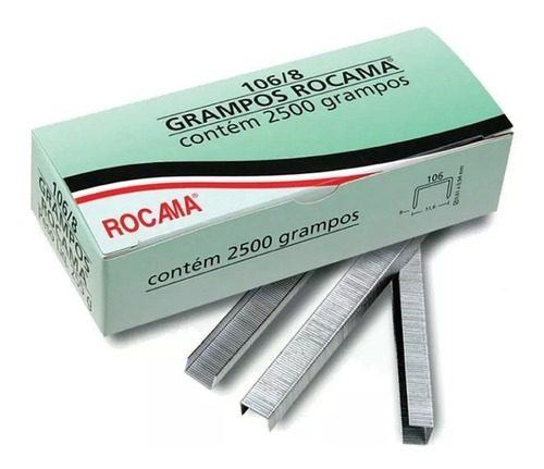 Refil Grampos Tapeceiro Grampeador Madeira Mdf 8 Mm Sofá