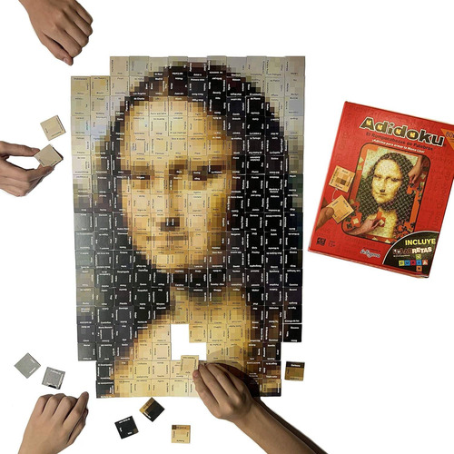 Mona Lisa Rompecabezas De Palabras Adidoku Original Español