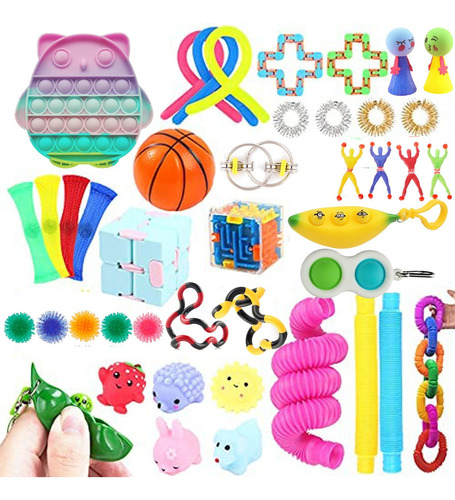 38pcs Sensory Fidget Toys Pack For Niños Alivio De La Ansie