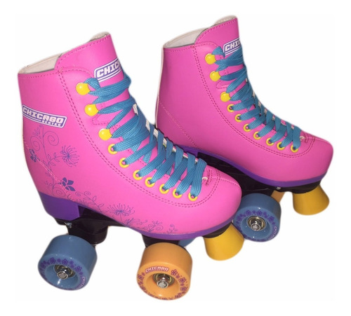 Patin Artistico Tipo Soy Luna Fucsia Chicago Infantil Niñas